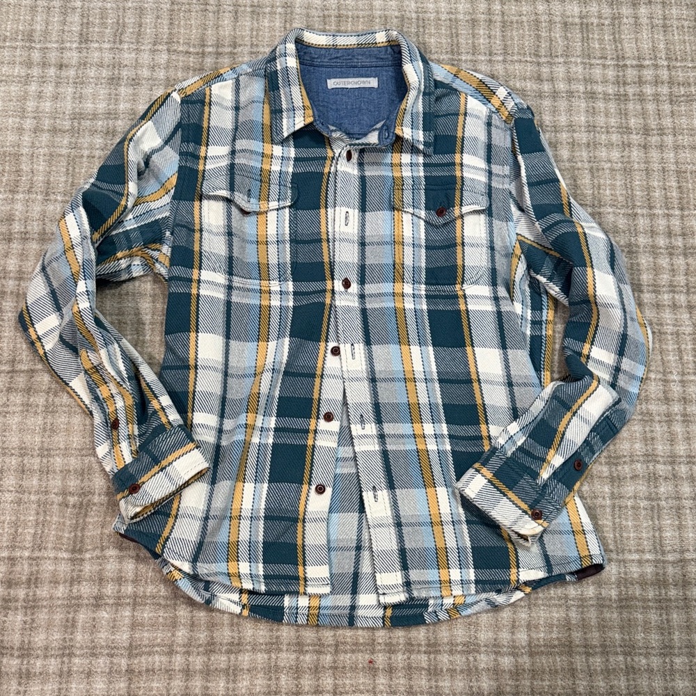 Outerknown Men's Blanket Plaid Shirt